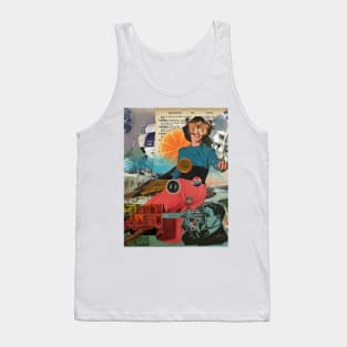 Old Style Friendship - Surreal/Collage Art Tank Top